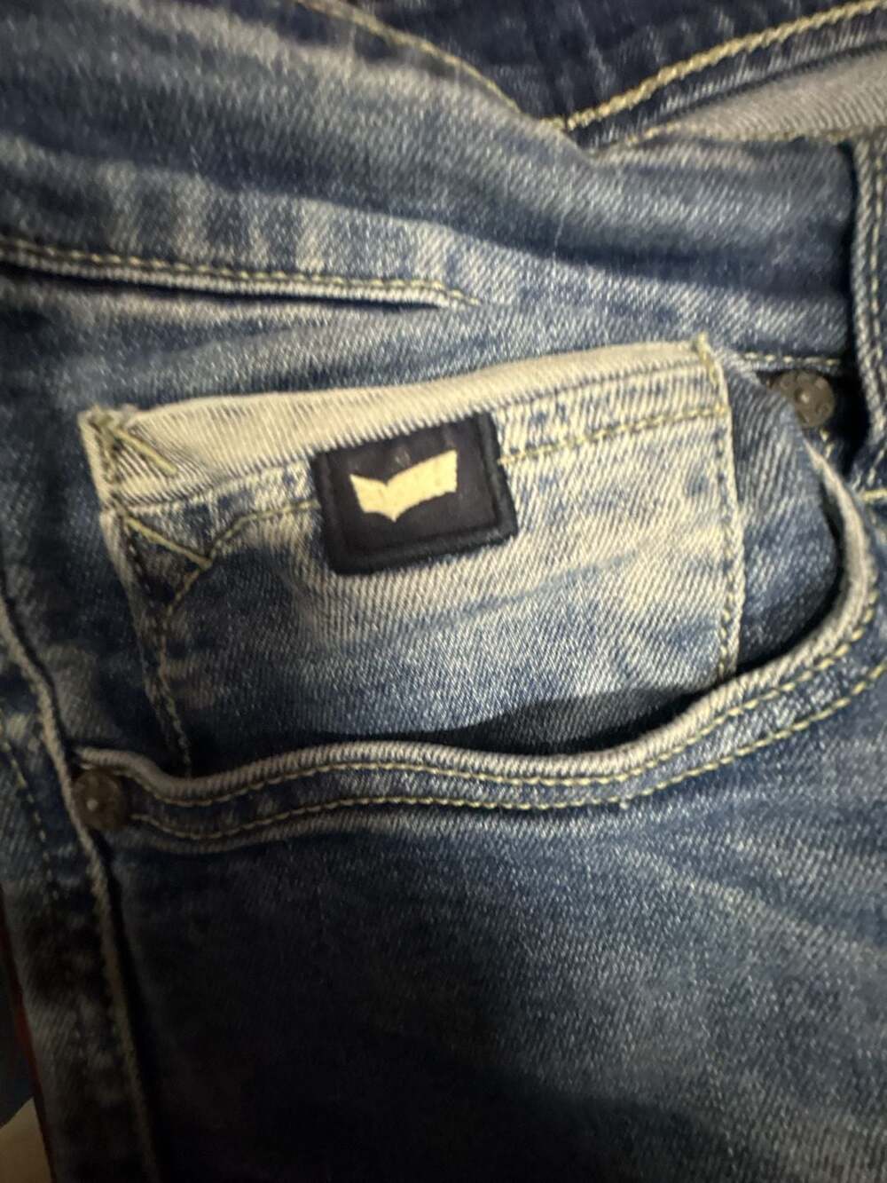 GAS Jeans Edition Granelier Bridge Number Four Straight Leg Medium Wash Denim Je - Picture 6 of 11